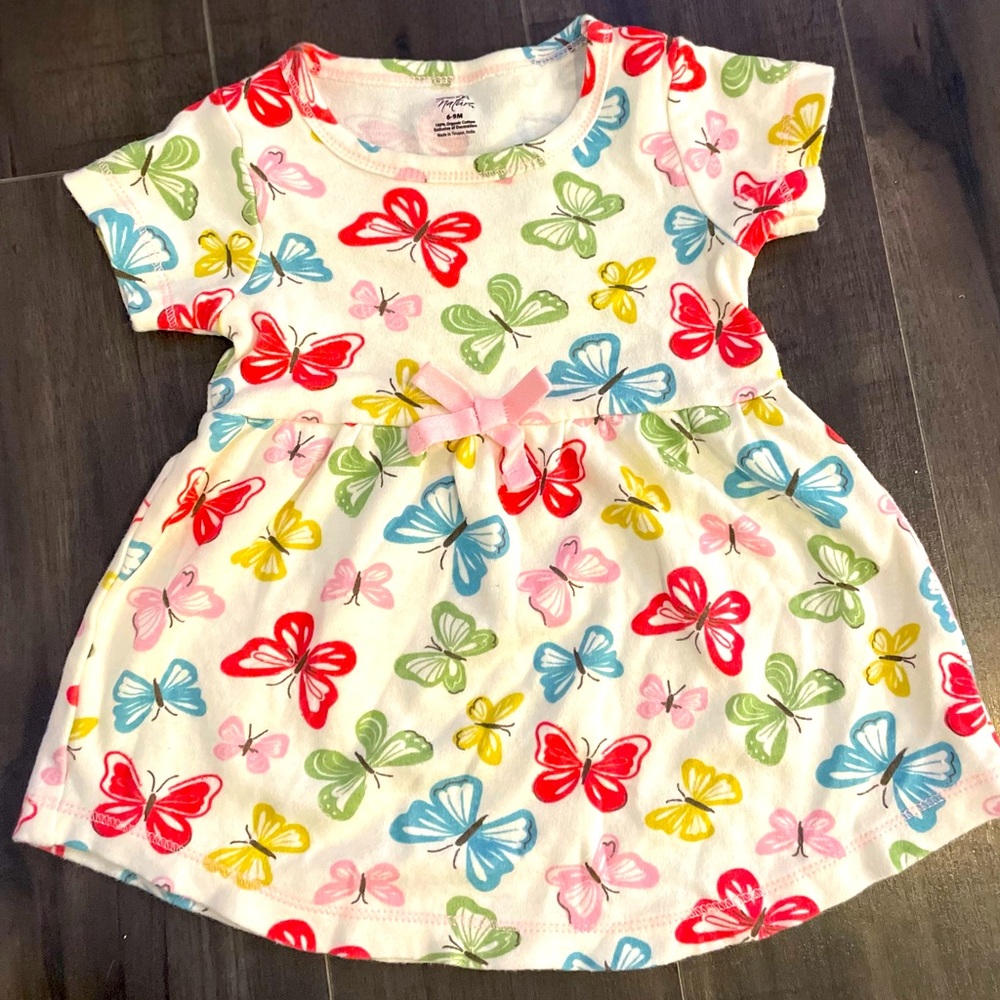 NWOT - Touched By Nature - Butterfly Dress - SIZE: 6-9 Months